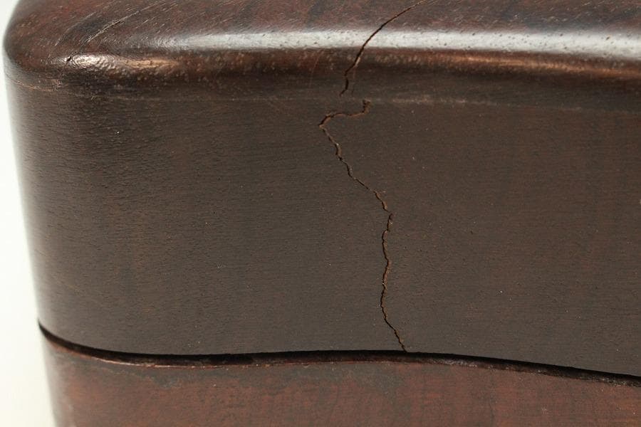 中国美術 硯 蓮 端渓 紫檀箱 文房具(K-LC729)