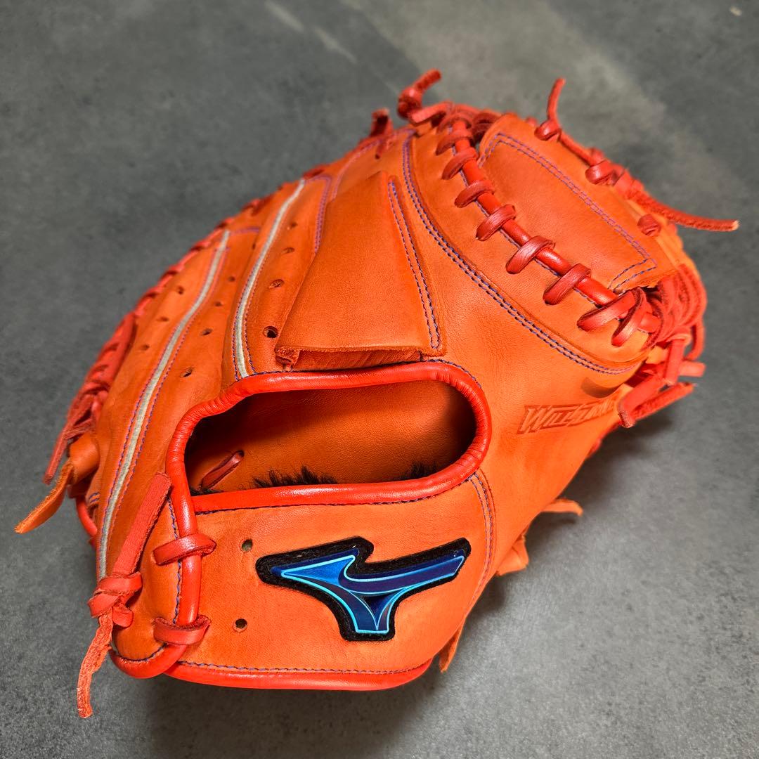 ちゃみ Mizuno オレンジ キャッチャーミット