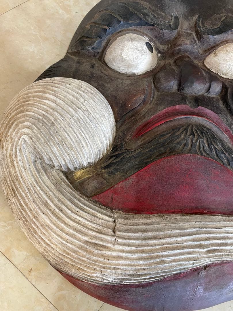 大きい達磨の壁かけ○ダルマさん●木彫り