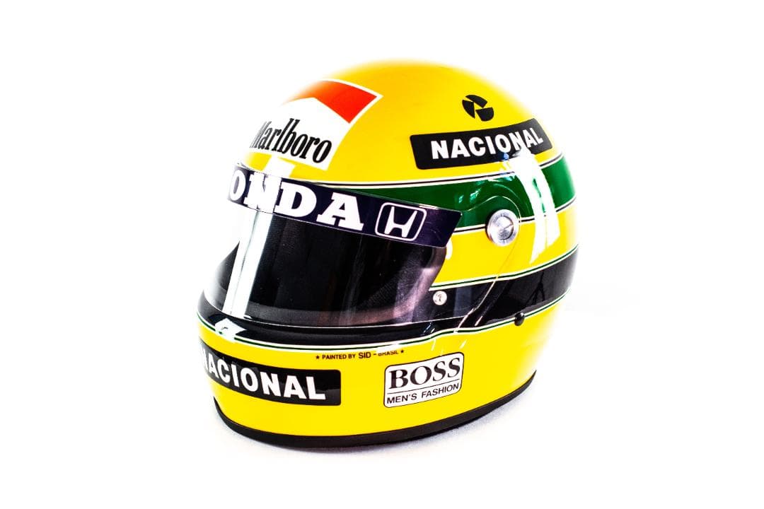 希少【没後30周年】1991モデル 1/1 アイルトンセナ公認レプリカヘルメット