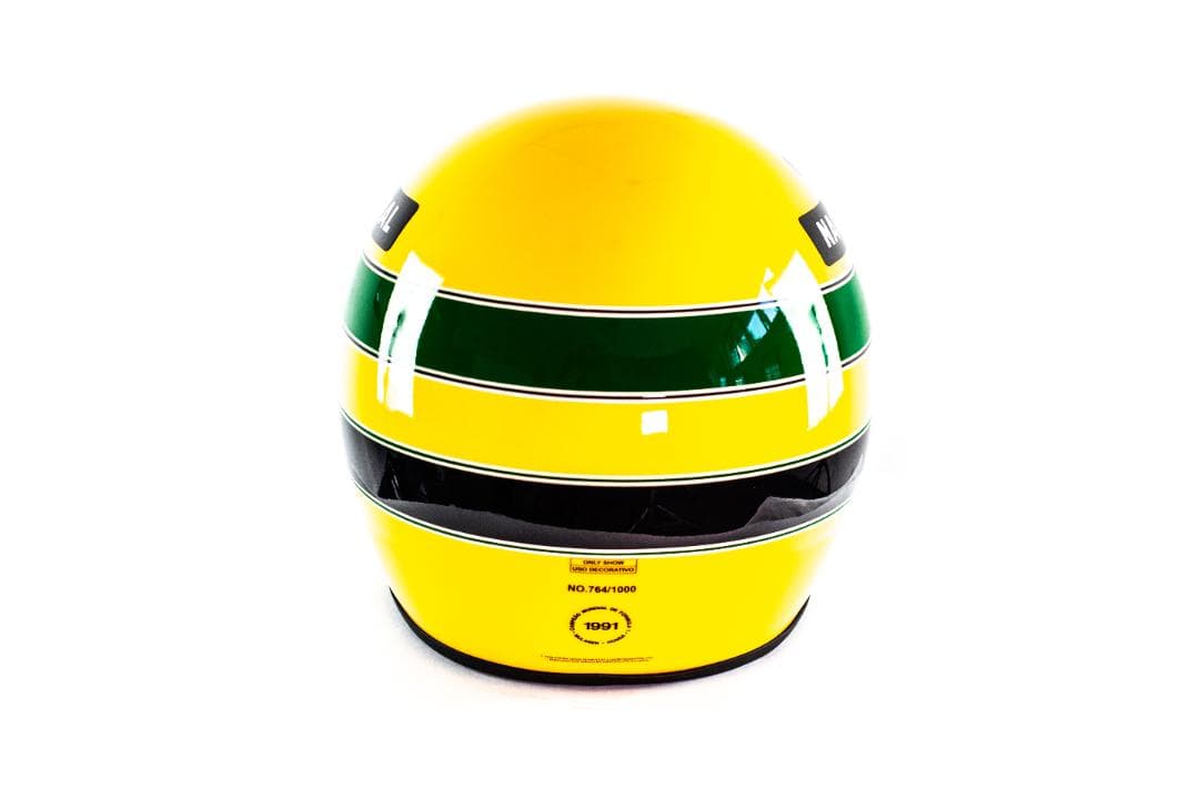 希少【没後30周年】1991モデル 1/1 アイルトンセナ公認レプリカヘルメット