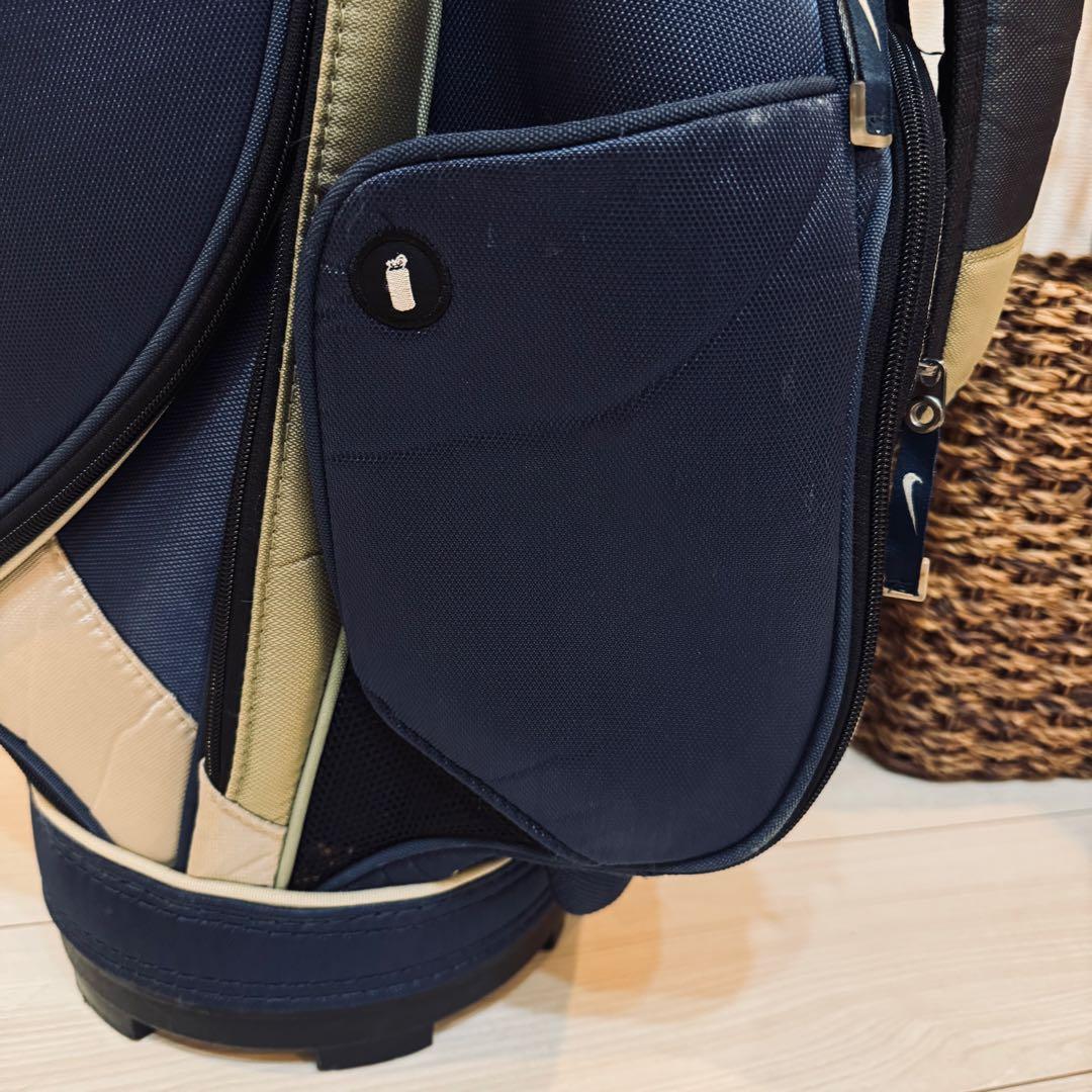 希少　NIKE キャディバッグ ゴルフバッグ BG0229 ネイビー