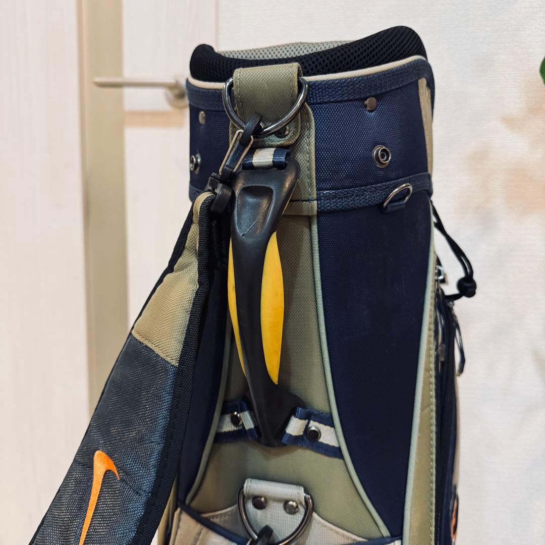 希少　NIKE キャディバッグ ゴルフバッグ BG0229 ネイビー