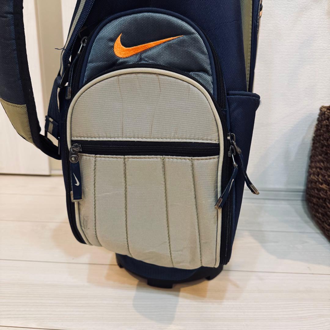 希少　NIKE キャディバッグ ゴルフバッグ BG0229 ネイビー