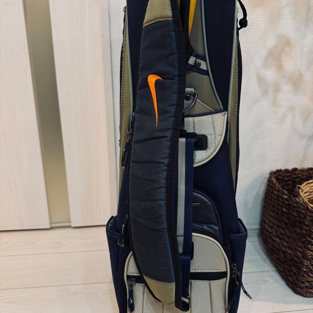 希少　NIKE キャディバッグ ゴルフバッグ BG0229 ネイビー
