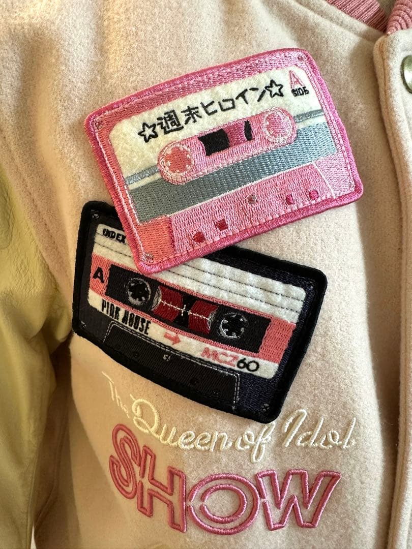 （美品）ももいろクローバーZスタジアムジャンパーピンクハウスコラボ　Mサイズ