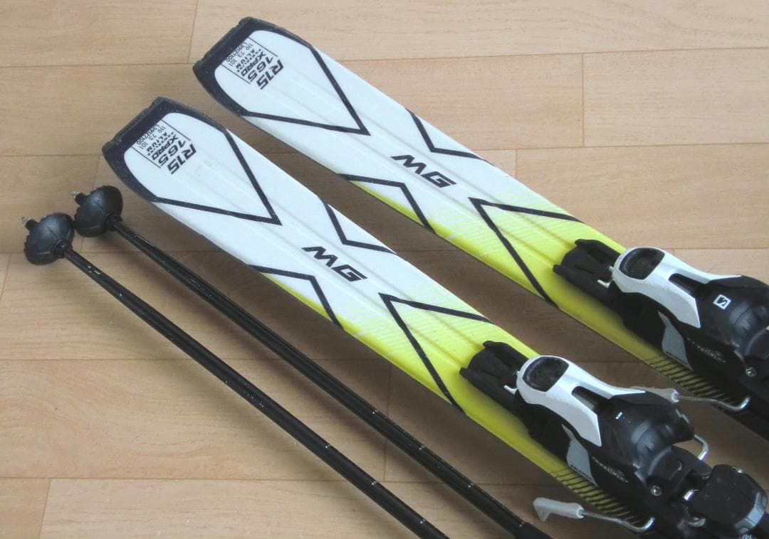 ■■送料無料■サロモン■メンズスキーセット■板165靴27-27.5■メンテ付■