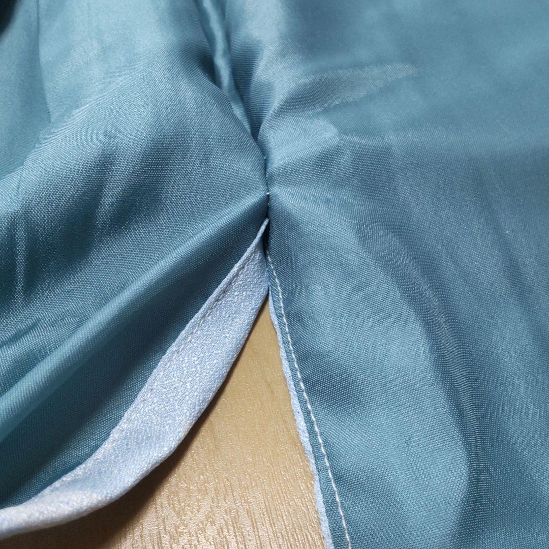 弓道 着物 袷 化繊【よく見ると花柄】