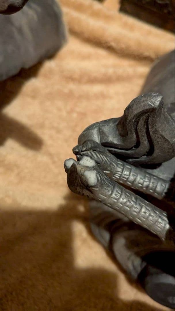 お*ん様 鬼瓦 棟飾り 飾り瓦 超希少品！鶴2羽、亀、鯉の 4点セット 縁起物