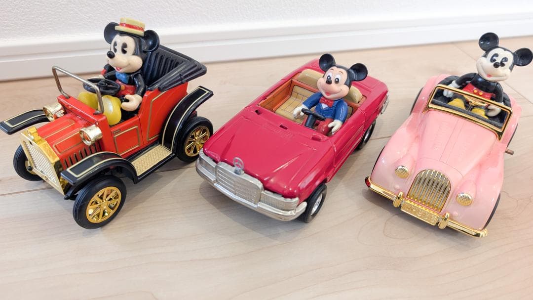 ミッキーマウス レトロカー 3台セット
