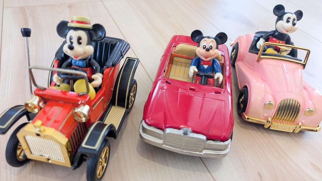 ミッキーマウス レトロカー 3台セット