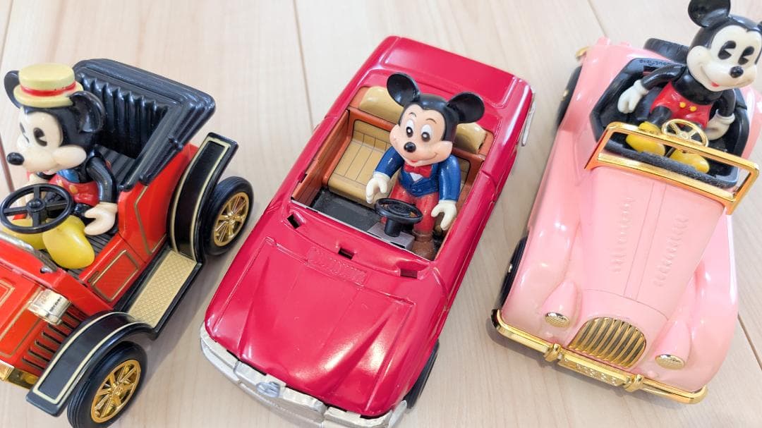 ミッキーマウス レトロカー 3台セット