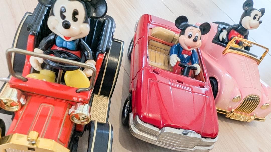 ミッキーマウス レトロカー 3台セット