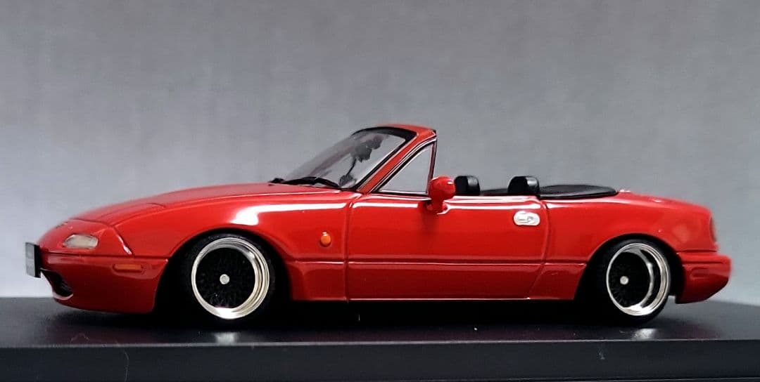 1/43　マツダ　ユーノスロードスター改　SSRメッシュ　アルミ製　深リム