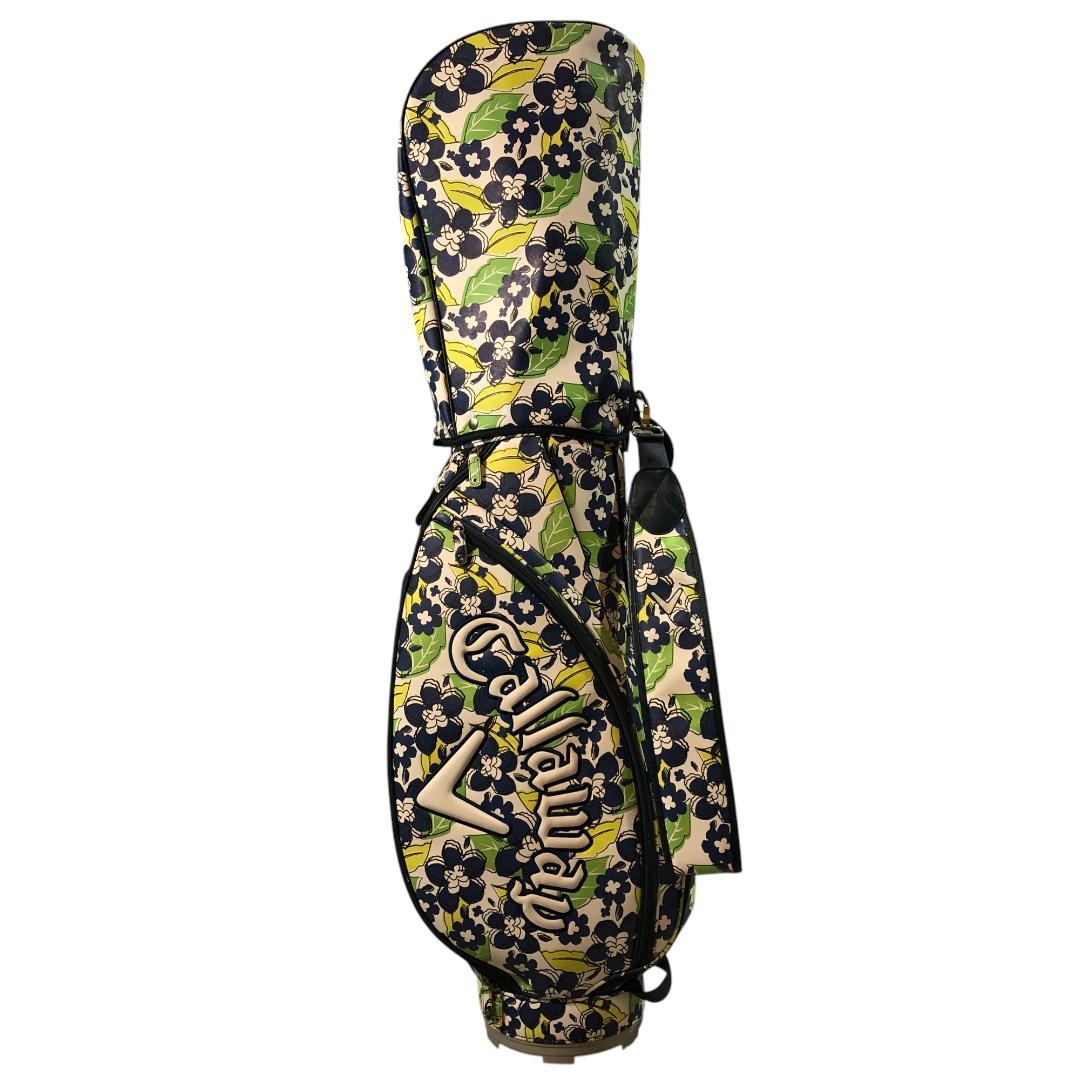 CALLAWAY キャロウェイ ゴルフ フード付き キャディバッグ 花柄 5分割