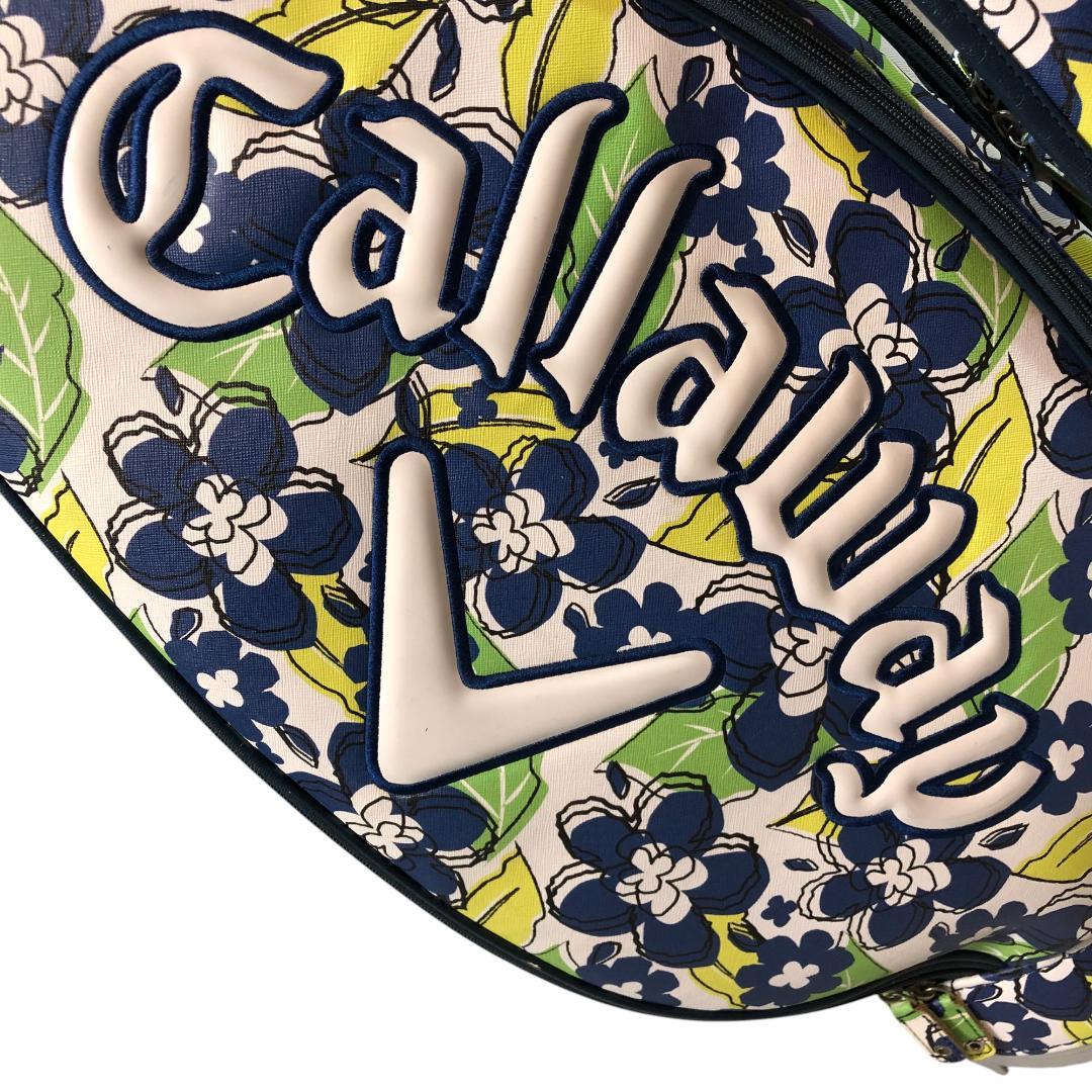 CALLAWAY キャロウェイ ゴルフ フード付き キャディバッグ 花柄 5分割