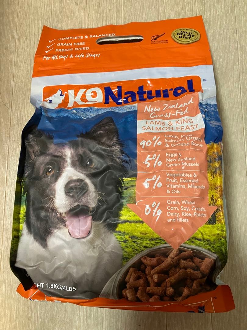 K9 Natural ラム＆サーモン 1.8kg