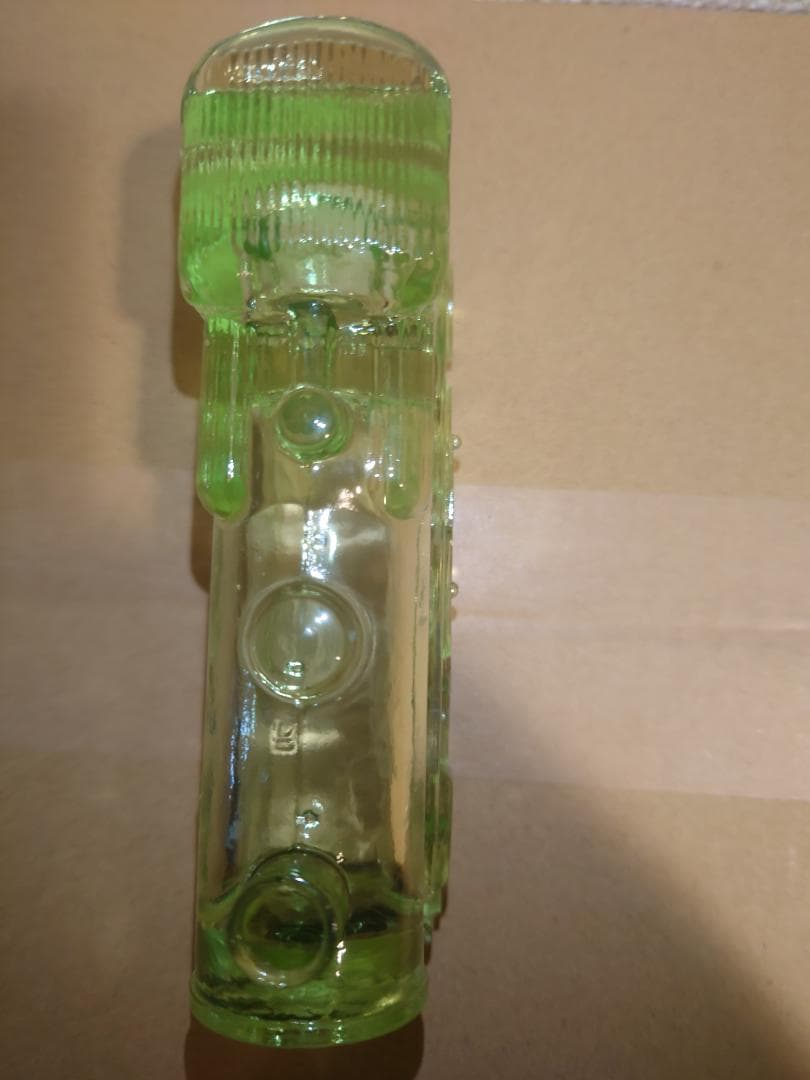 レトロ　ウランガラス　SL蒸気機関車　キャンディーポット　ミニチュア玩具　金平糖