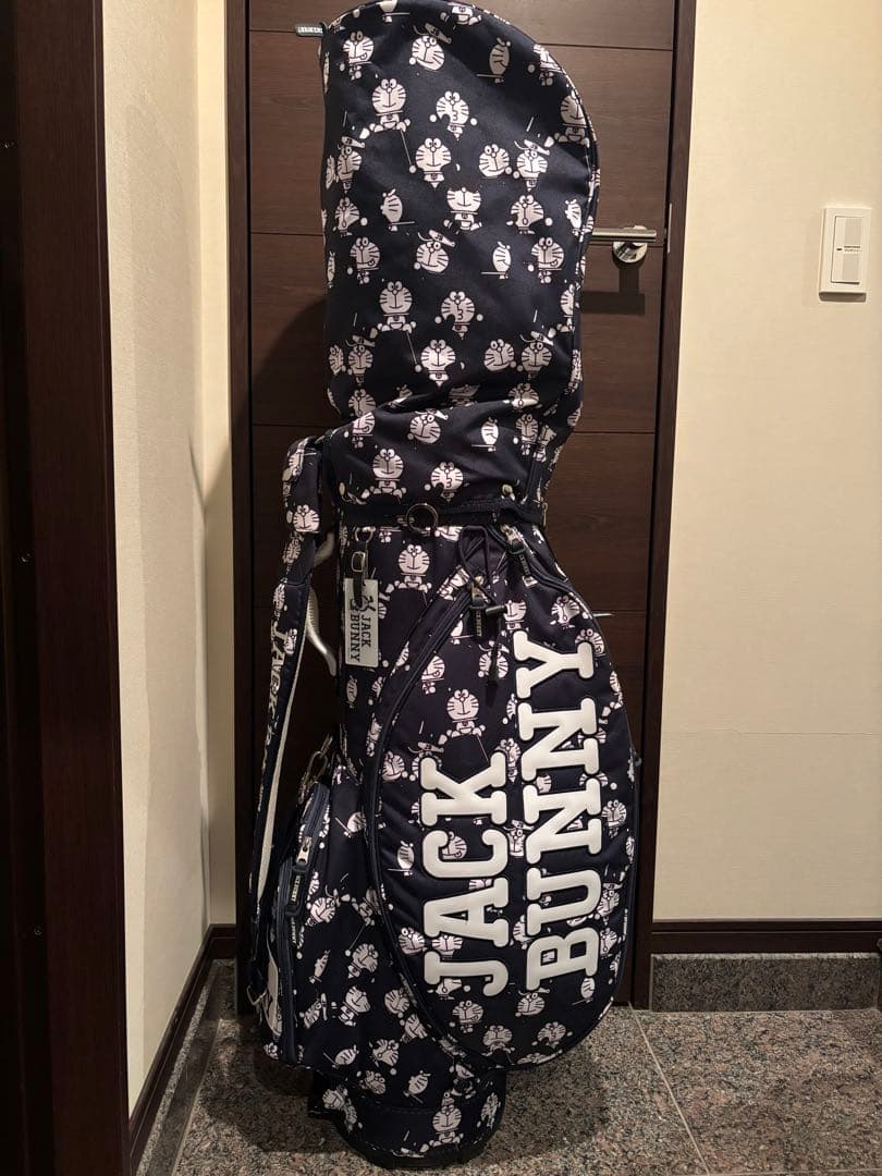 JACK BUNNY ゴルフバッグ キャディバッグ ネイビー