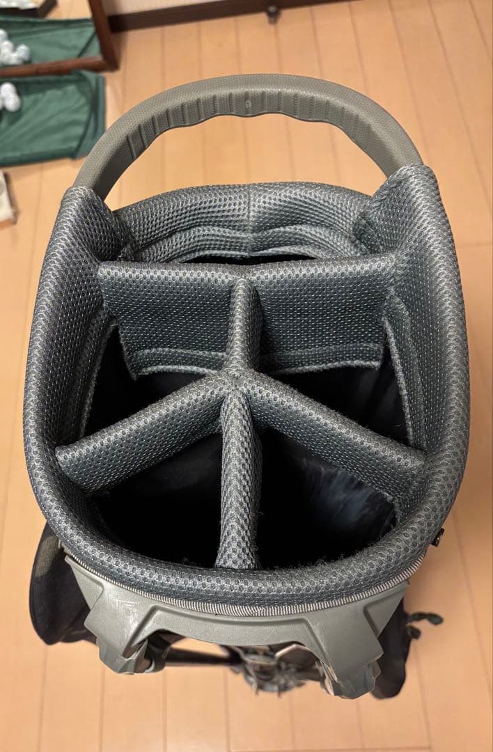 ブリーフィング CR-4 スタンドキャディバッグ ブラックカモWOLF GRAY