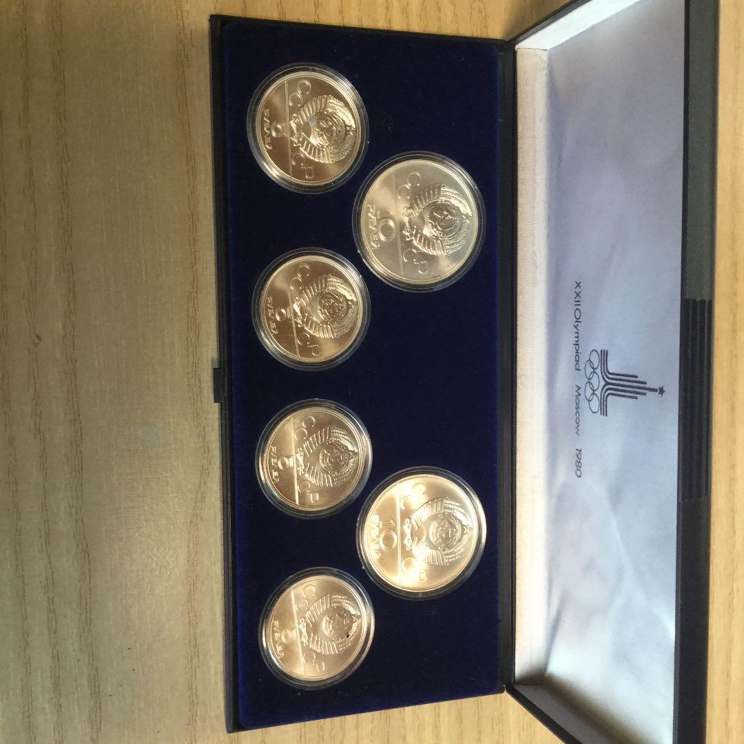 モスクワオリンピック記念硬貨セット