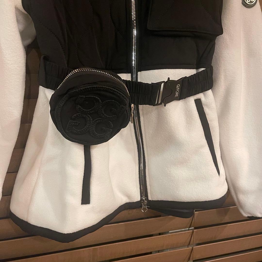 G/FORE ジーフォア ゴルフ レディース ボアジャケット ベルトポーチつきS