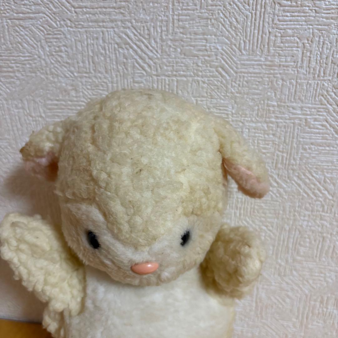 セキグチ　ヒツジ　ハンド　パペット　昭和　レトロ　ぬいぐるみ　希少　レア　(n
