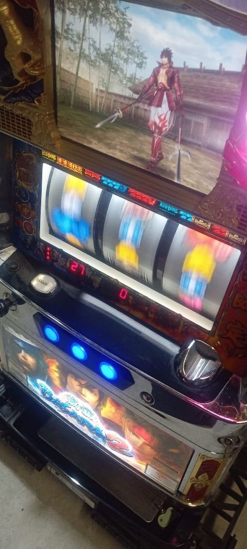 送料込　パチスロ　実機　戦国バサラ　2 V 不要機　家庭用電源