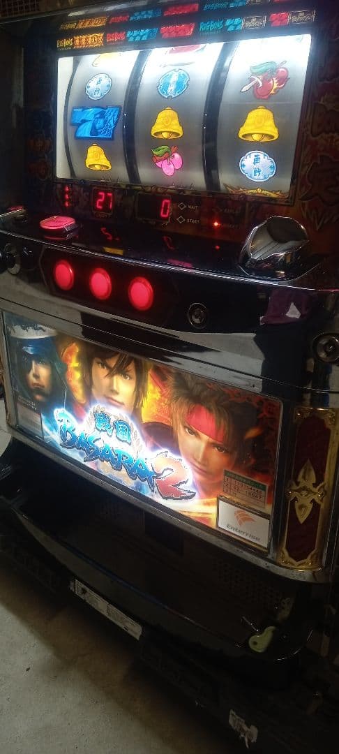 送料込　パチスロ　実機　戦国バサラ　2 V 不要機　家庭用電源