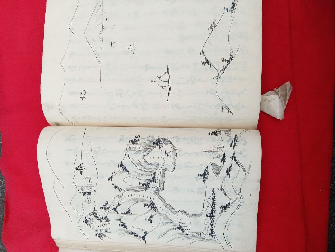 東游雑記　古川辰　写本　絵入　　手書き　　蝦夷　仙台　林子平　　江戸