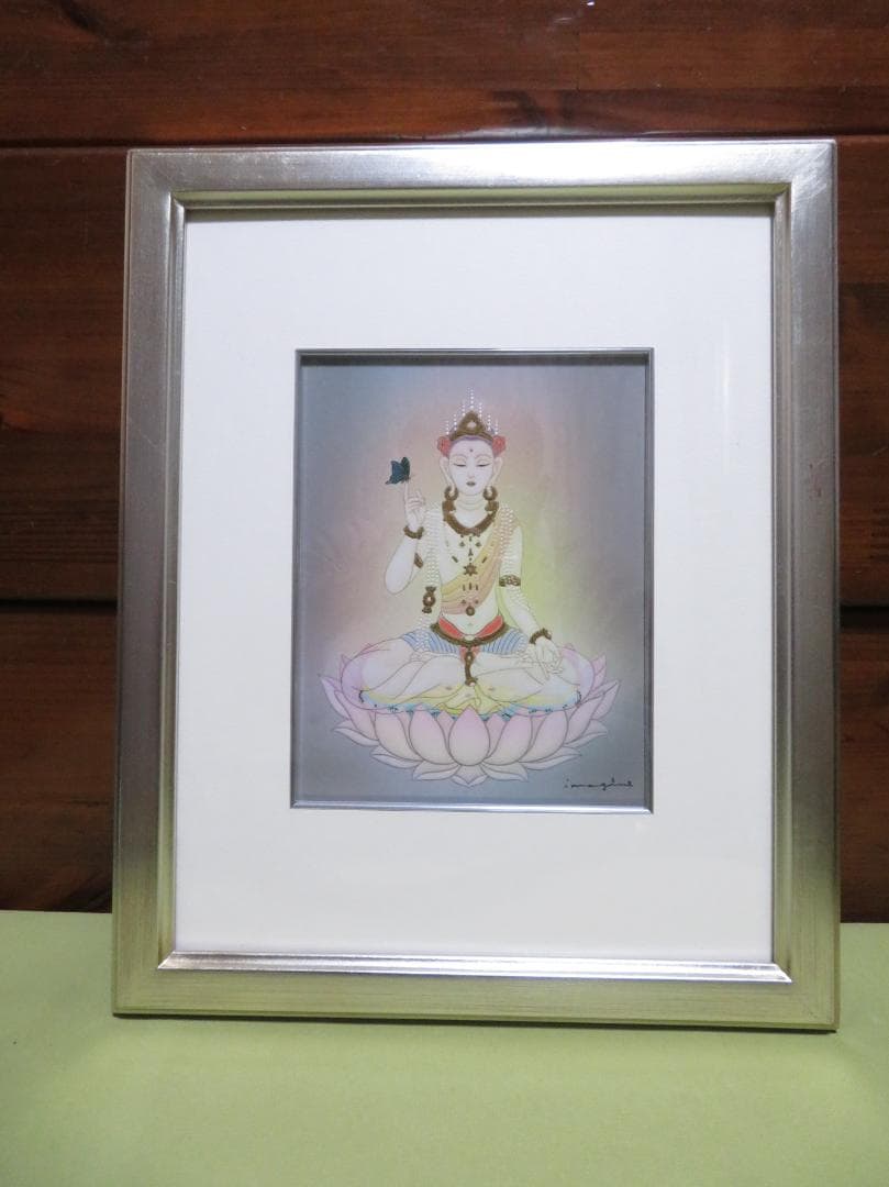 ぐり　草場一壽　「大調和」（仮題）　ダライ・ラマ　陶彩画　原画