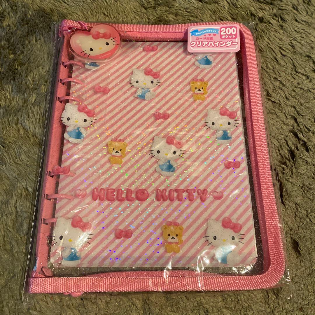 【新品未使用】2024年製 キティ ポチャッコ クリアバインダー 2点セット
