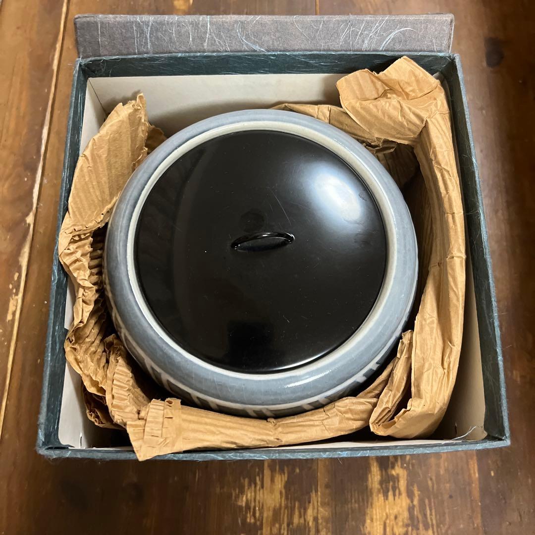 作家　陶芸作家　茶道具　水指　刻文水指　工芸品