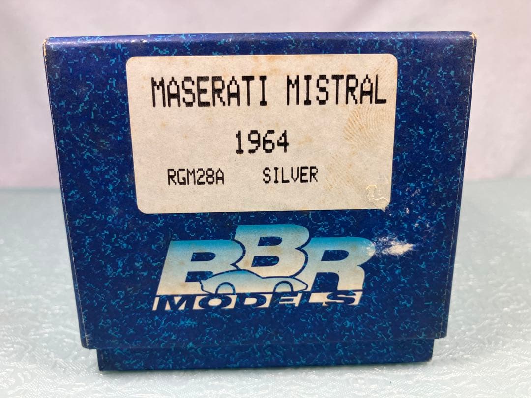 Maserati Mistral 1984 シルバー ミニカー