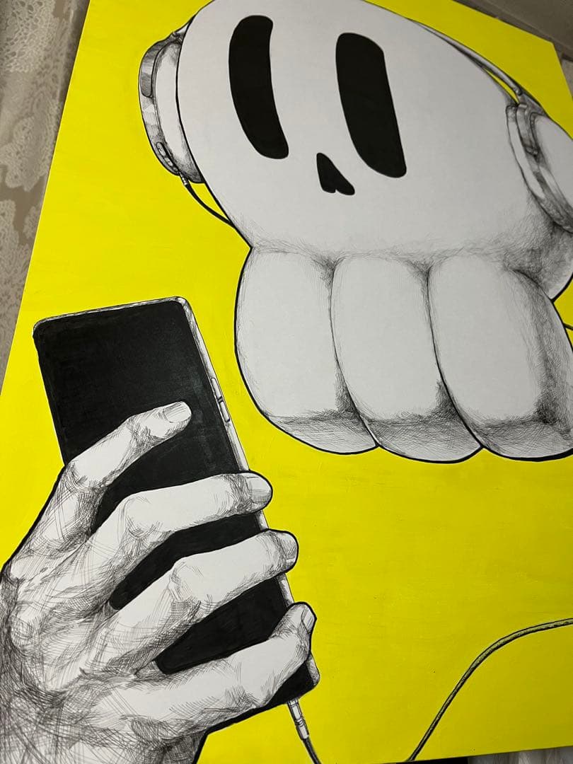 [作品]「Banger」 B2 (原画)現代アート　ポップアート