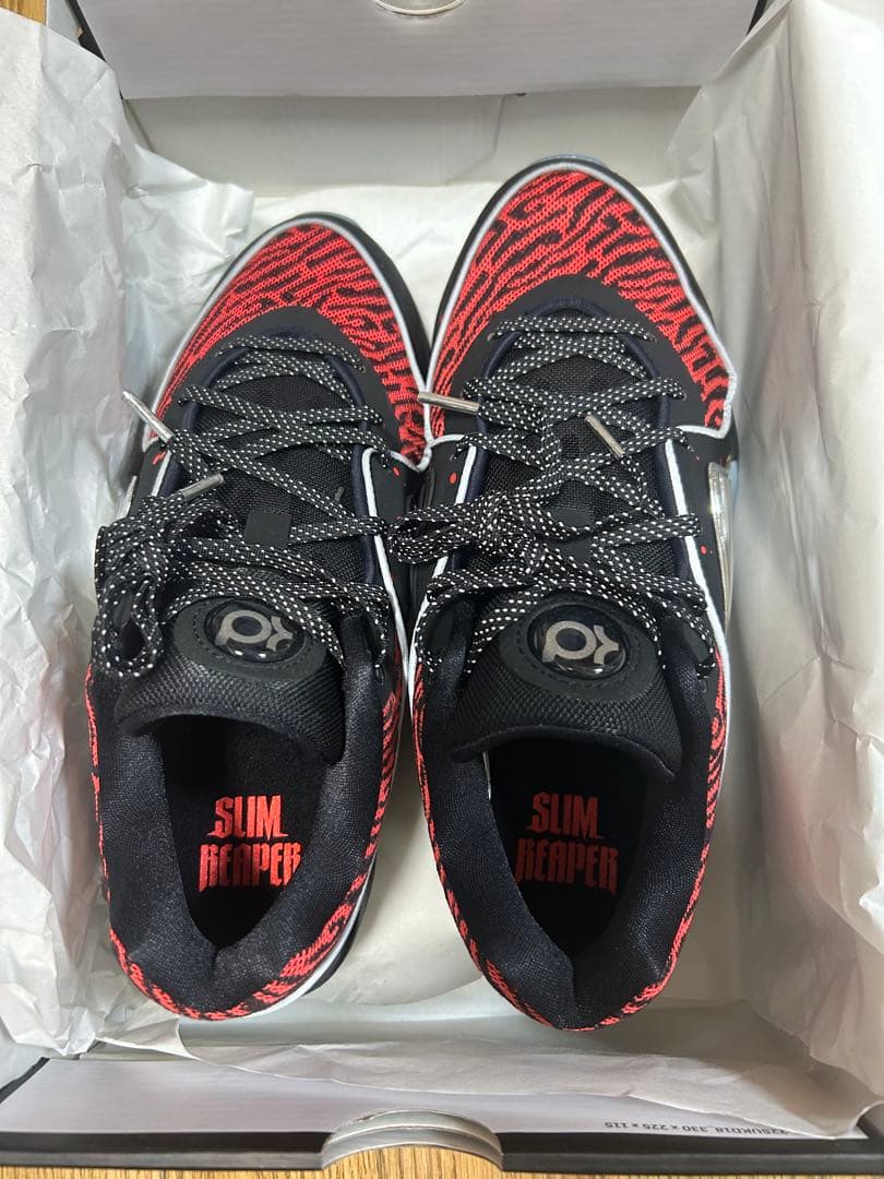 Nike KD 16 バスケットボールシューズ 黒/赤/青