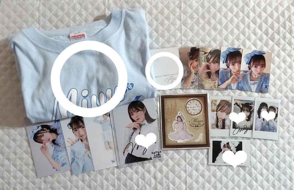 【2点〜バラ売り可】きゅーすと 梅田みゆ チェキ トレカ グッズ セット