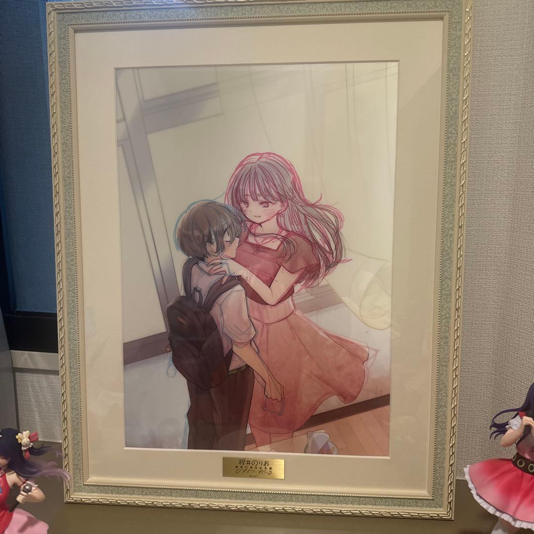 僕の心のヤバイやつ 僕ヤバ 山田杏奈 桜井のりお展 レンチキュラー 複製原画