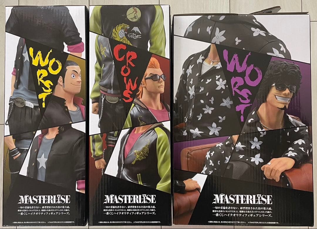 一番くじ クローズ＆WORST ラストワン賞A賞C賞　3点セット