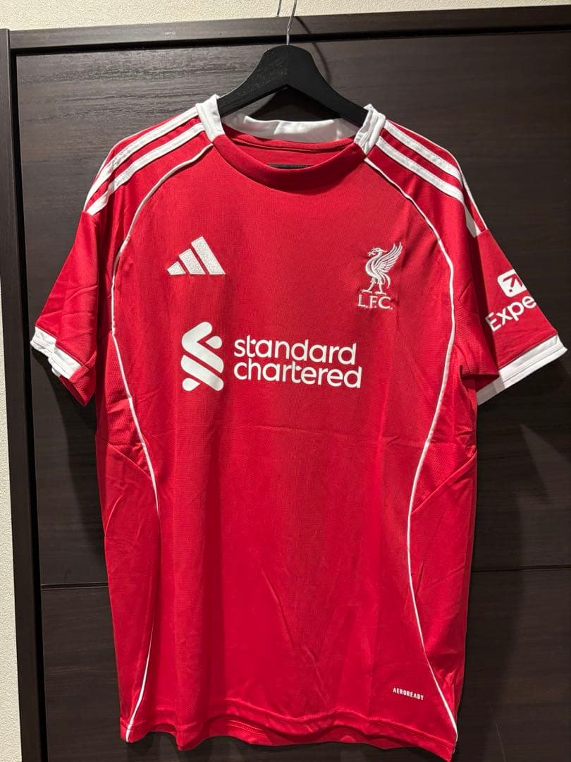 【新品未使用】ファンダイク リヴァプール 25-26 半袖ユニL 4番