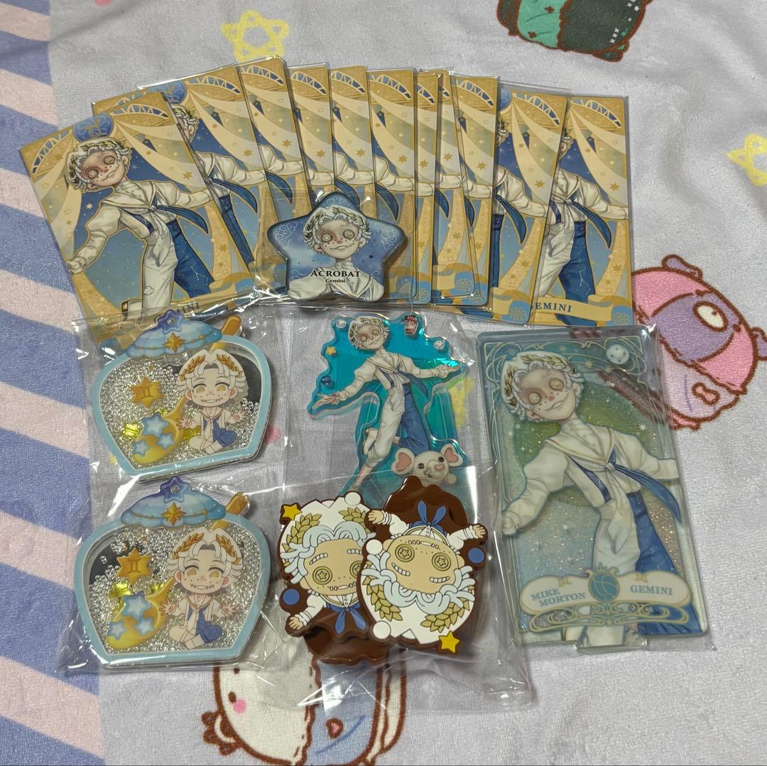 d*3様 第五人格 曲芸師 星座 アクリルスタンド 缶バッジ