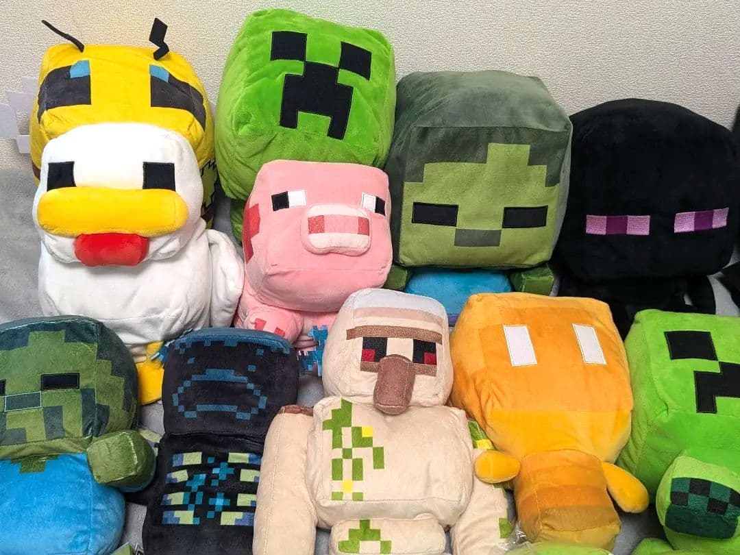 Minecraft マイクラ ぬいぐるみ クッション まとめ クリーパー ゾンビ