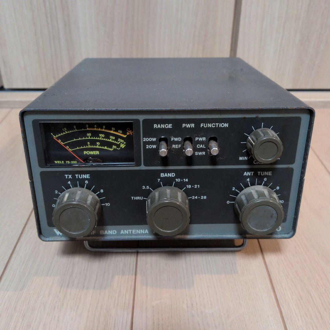 WELZ HFバンドアンテナチューナー AC-200　ジャンク品
