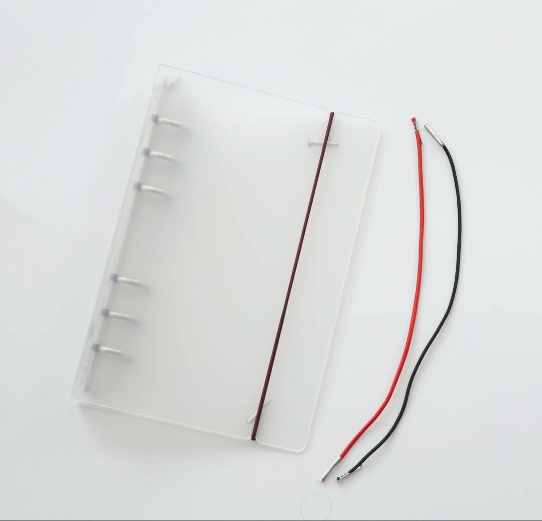 韓国 A6バインダー付き バインダーカバー ハート ブックカバー ラベンダー貯金