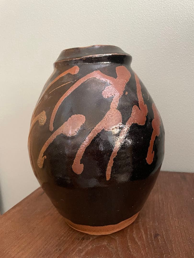 民藝　益子焼　壺　濱田窯　濱田庄司　？