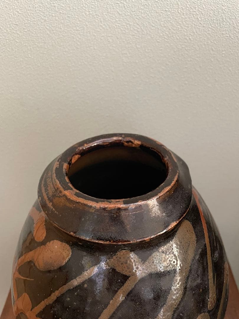 民藝　益子焼　壺　濱田窯　濱田庄司　？