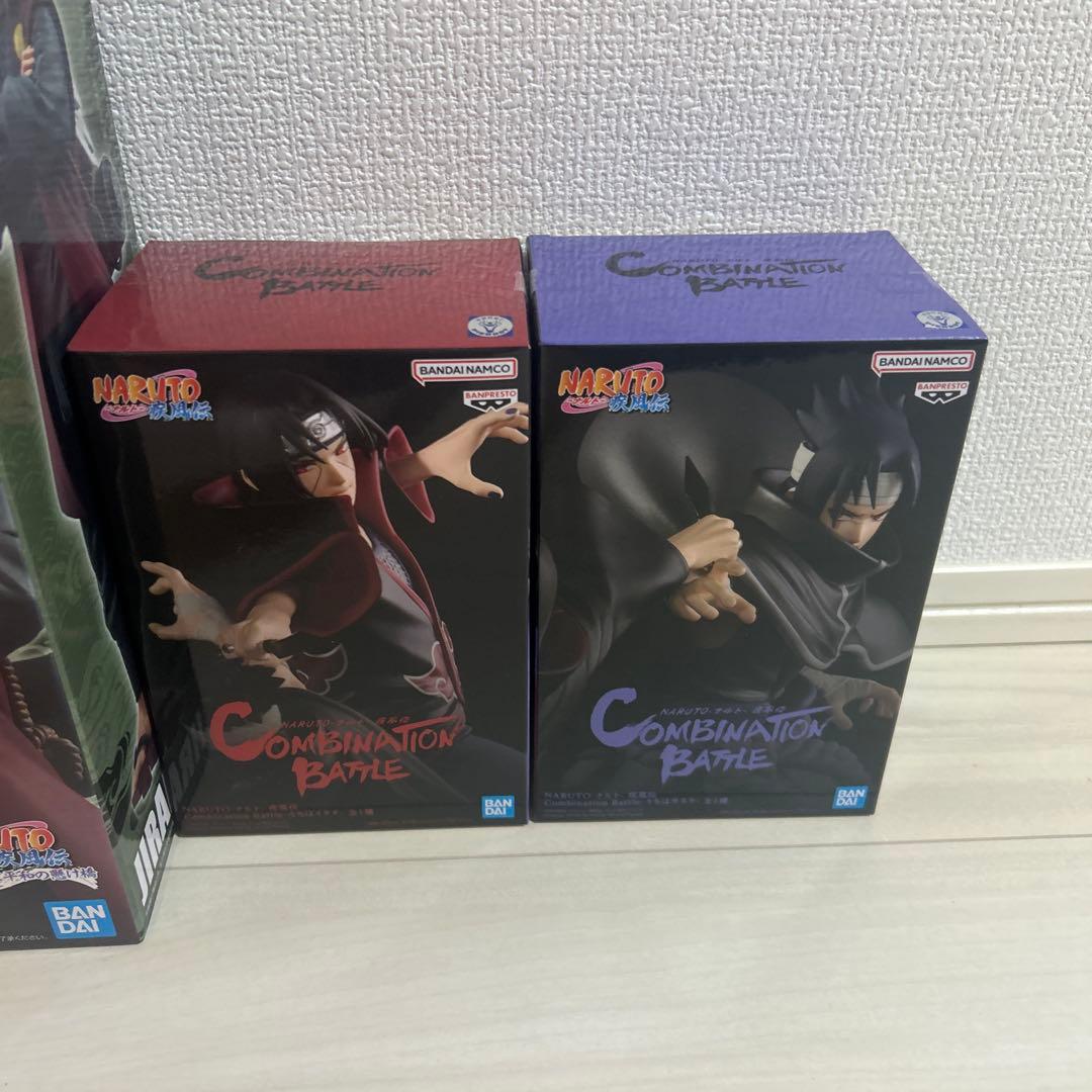 ぎゅぎゅ　一番くじ　ナルト E賞　自来也　仙人モード フィギュア2体