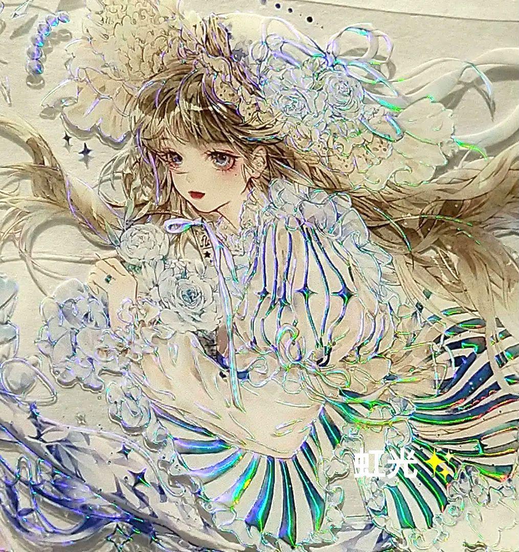 ☆再販☆J39＃赫兰庄园(虹光)糖分超标切り売り海外人物マステ赫蘭荘園女の子