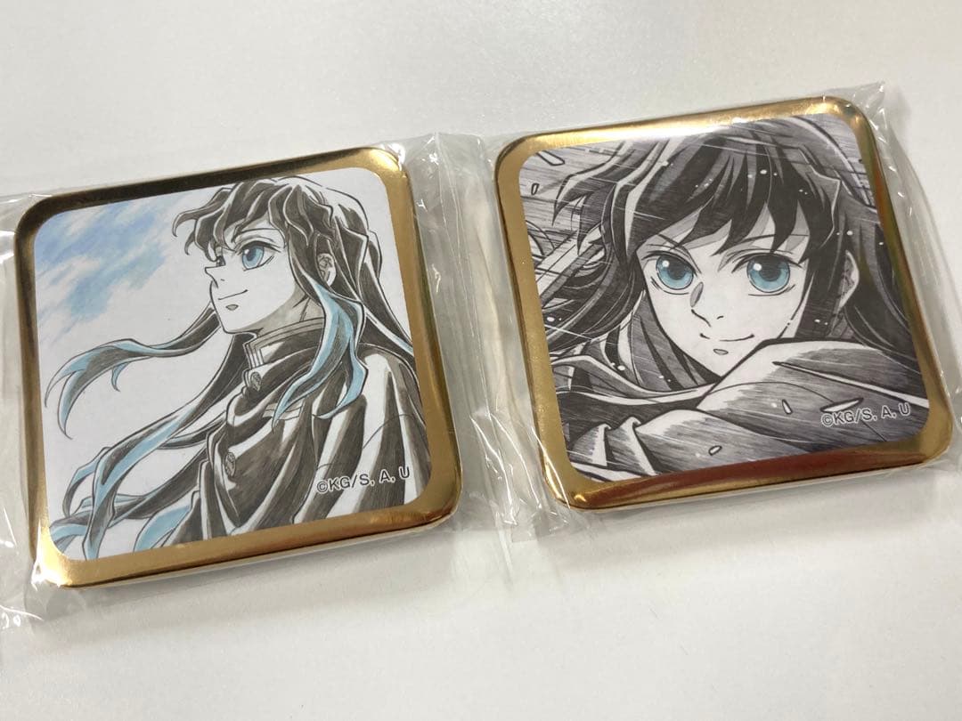 鬼滅の刃 時透無一郎 ダイニング くじ 缶バッジ 2点