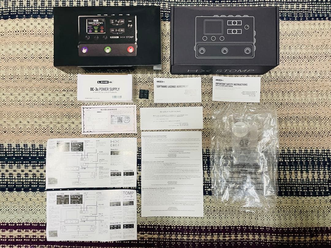 再々オークション！ LINE 6 HX Stomp 【箱、備品完備】
